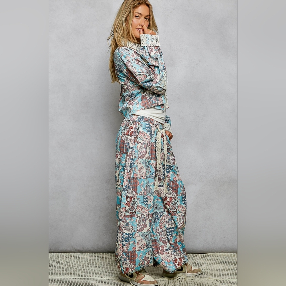 🐼#1100 POL Wander Free Patchwork Boho Set - Picture 11 of 11